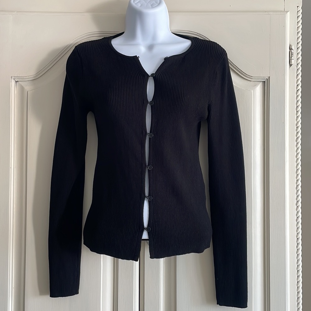 ZARA BUTTON UP KNIT